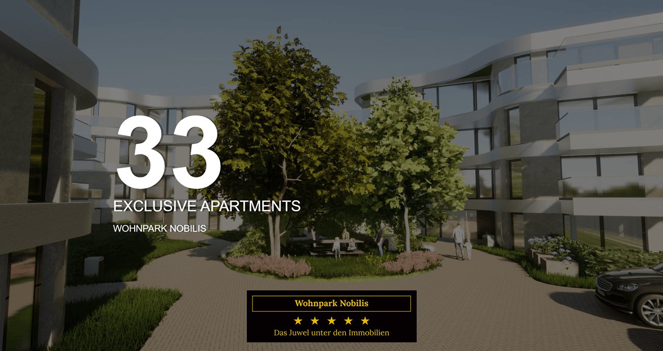 Eigentumswohnung Villmar (Marktflecken) - ↗️Wohnpark Nobilis: ✔️Design Wohnung, Luxuswohnung, Premiumimmobilie, Luxus-Apartment
